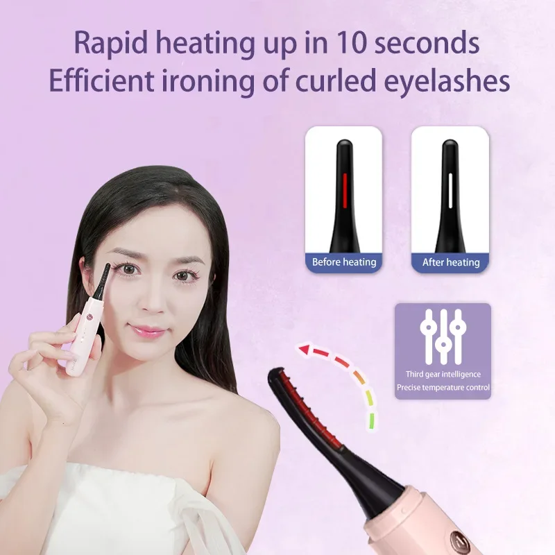 Щипцы для завивки ресниц перезаряжаемый Электрический инструмент глажки