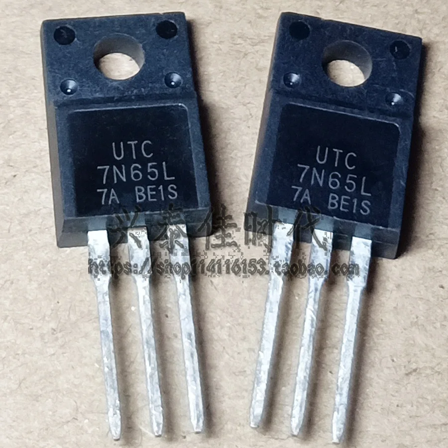 

Original 4PCS/lot UTC7N65L 7N65L 7A/650V TO-220F