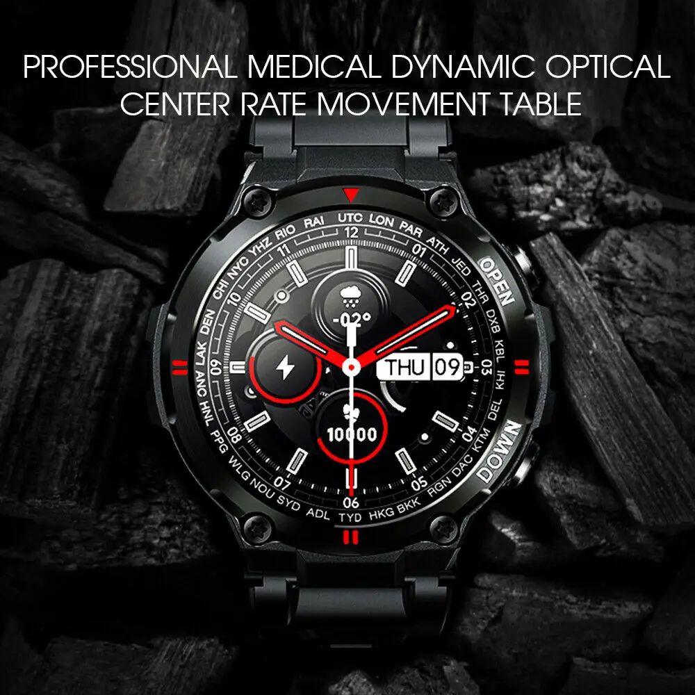

Smart Watch Fitness Tracker Blood Pressure Heart Rate Men Women Sport Watches