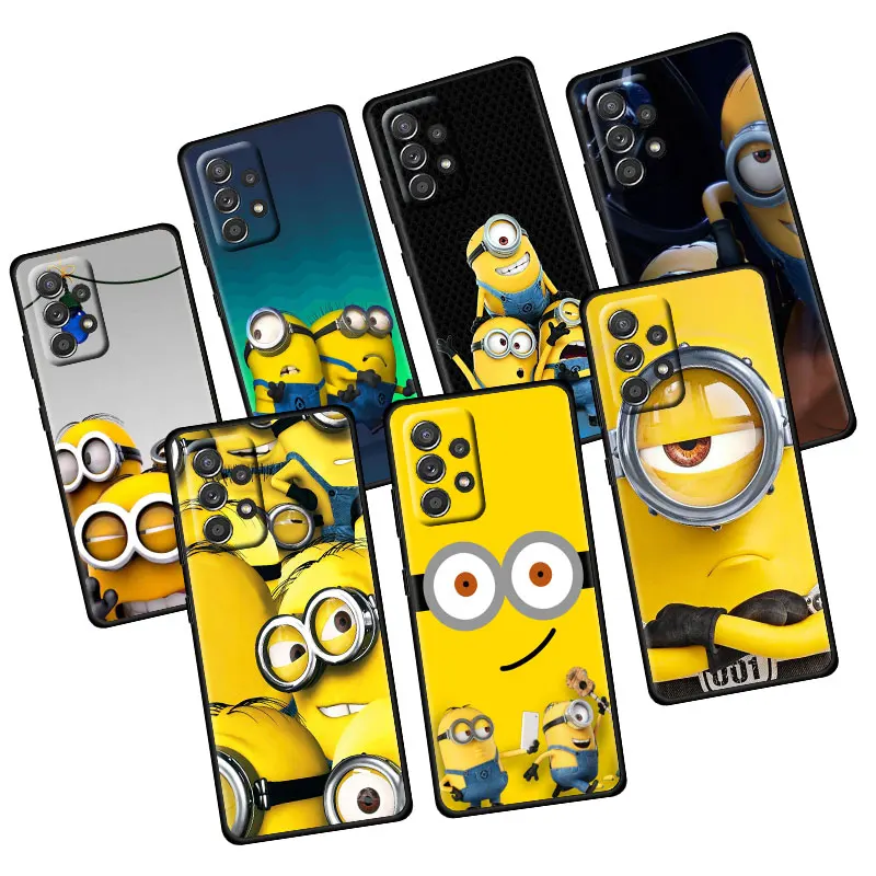 

Cover Case for Samsung Galaxy A31 A41 A51 A71 A91 A22 A32 A33 4G 5G Capinha Bag Matte Soft Shell Despicable Me Minions Movie