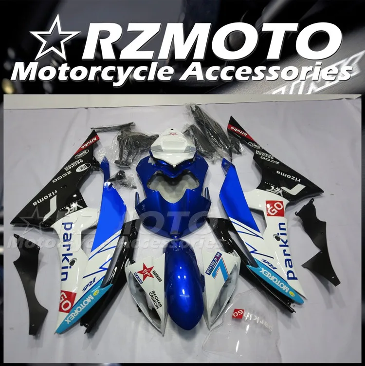 

4Gifts New ABS Motorcycle Fairings Kit Fit For YAMAHA YZF- R6 2008 - 2016 08 09 10 11 12 13 14 15 16 Bodywork Set Cool Blue