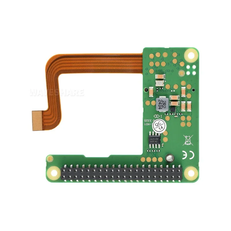 Фото Официальный Raspberry Pi 5 M.2 HAT+ Compact, HAT для NVMe 2230 SSD, совместимый с корпусом №2