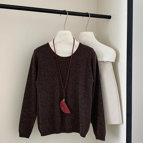 YTFidio Женский пуловер из шерсти