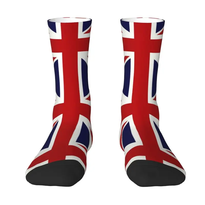 Union Jack Flag Of The UK Mens Crew Socks Unisex Novelty Spring Summer Autumn Winter Dress Socks