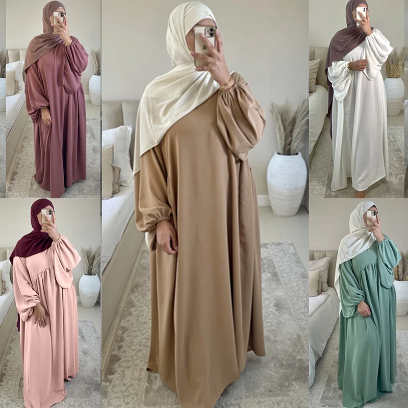

Ramadan Muslim Hijab Dress Abayas for Women Abaya Dubai Turkey Islam Clothing Kaftan Robe Turkey Longue Femme Musulmane Vestidos