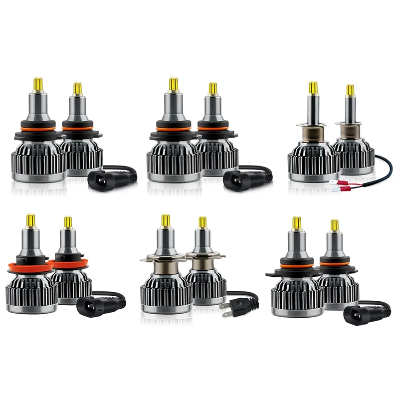 Светодиодные лампы для фар 10-32 В Модернизированные светодиодные H7 на 360 градусов