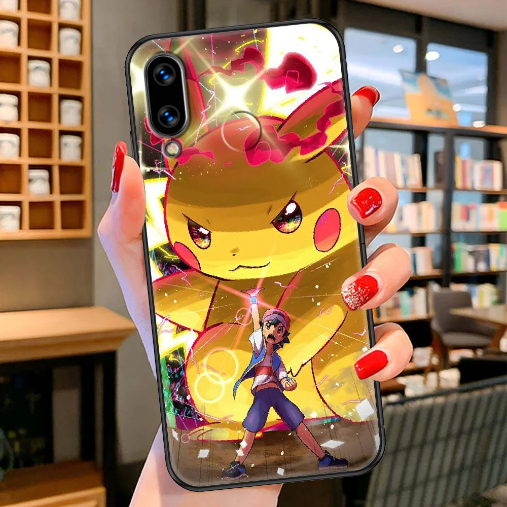 Чехол для телефона с японским аниме покемоном Пикачу Huawei Honor 6 7 8 9 10 10i 20 A C X Lite Pro Play