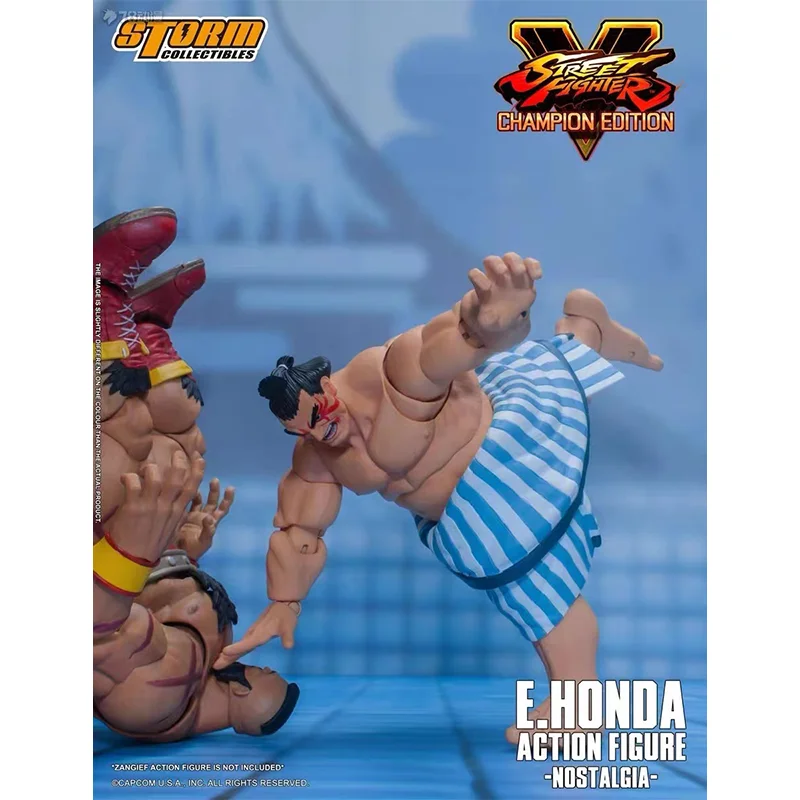 

Original Storm Toys 1/12 E.HONDA -NOSTALGIA Street Fighter IV In Stock Anime Action Collection Model Toys