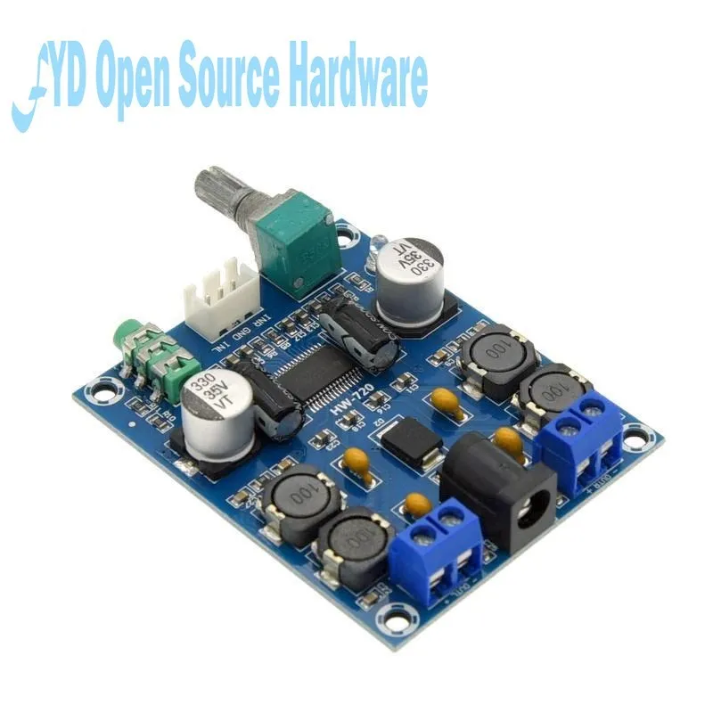 Плата цифрового усилителя мощности TPA3118D2, 2 шт., 45 Вт, 12-28 В постоянного тока, 2-канальная Плата усилителя звука, разъем постоянного тока 3,5 мм для динамика, сабвуфера