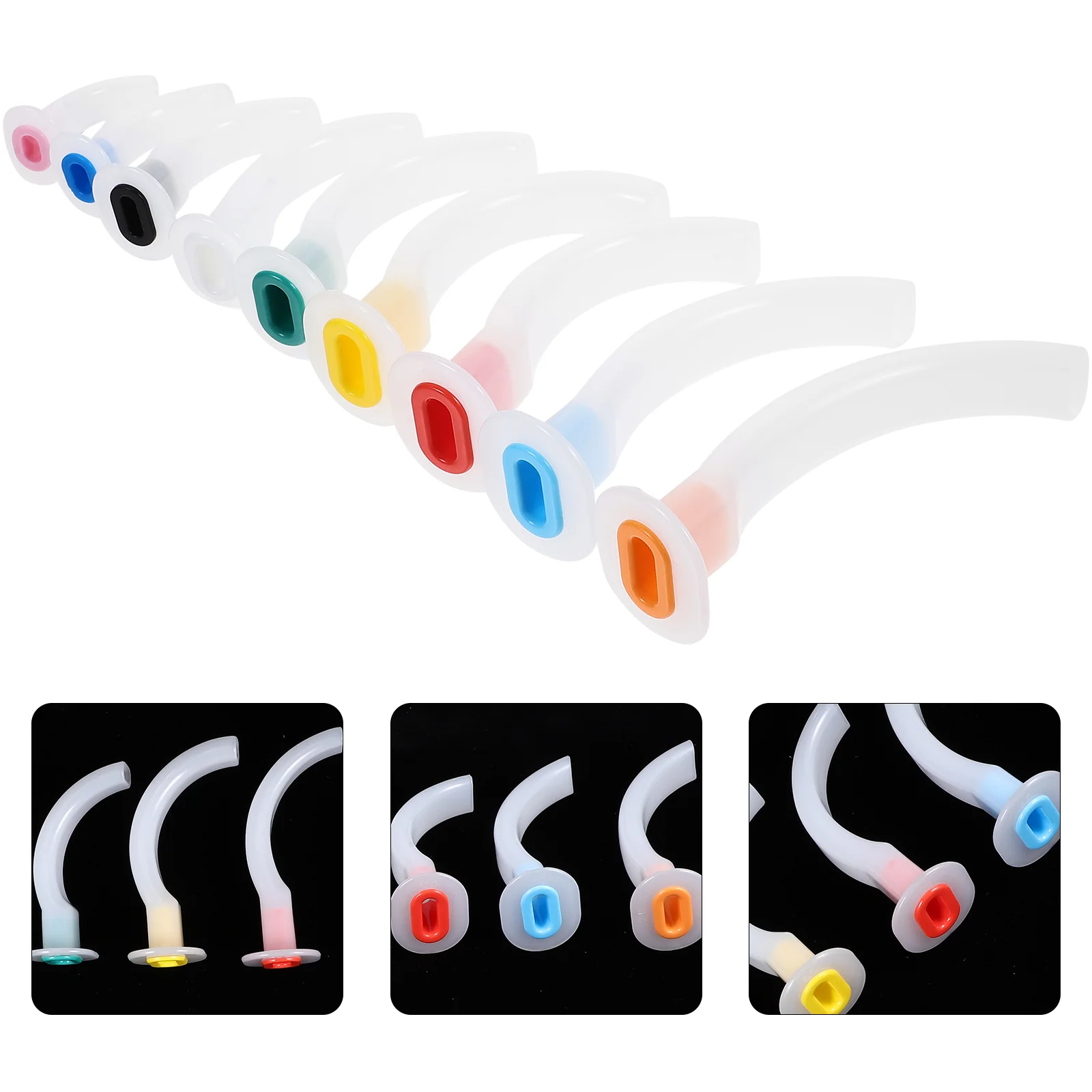 

Oropharyngeal Airway First Aid Tool Disposable Gas Guide Tub Oropharynx Tube Oral Pvc