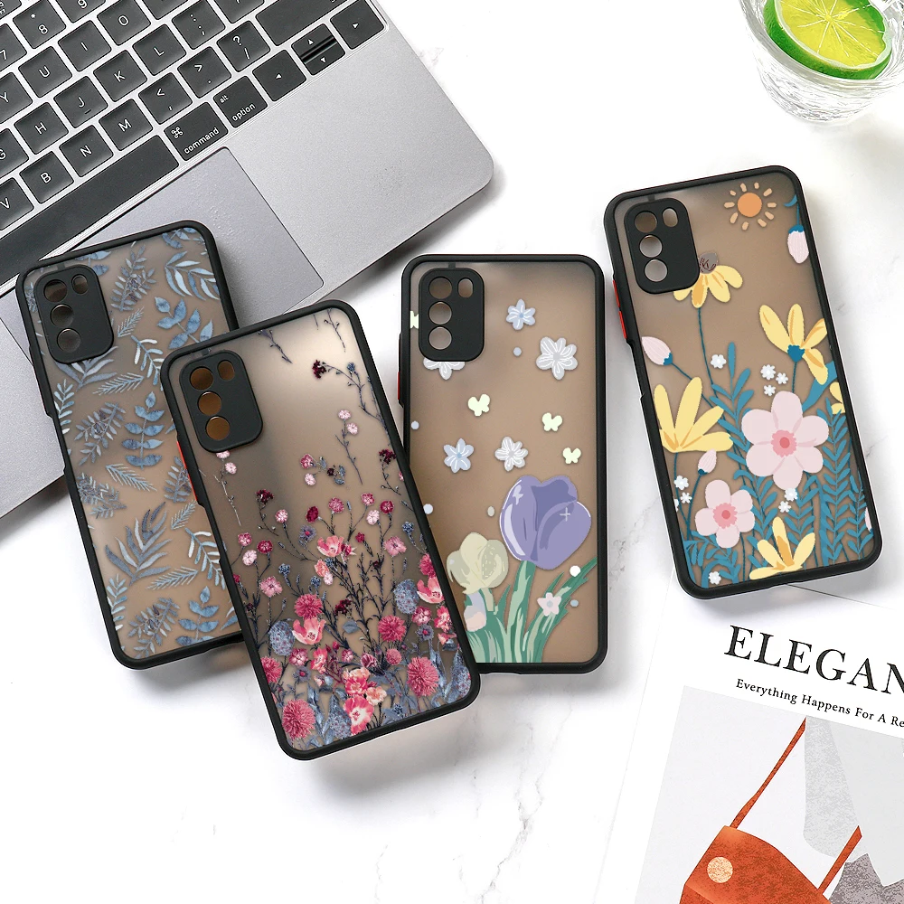 For Xiaomi Mi 11 Lite Case Mi 12 Case Flower Funda Redmi Note 11 11T Capa Redmi Note 10 Pro 8 9 Poco F3 X3 M4 X4 X5 Pro F4 Cover
