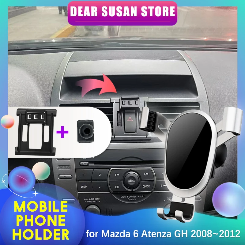 

Car Mobile Phone Holder for Mazda 6 Atenza GH 2008~2012 2009 Air Vent Clip Tray Stand Sticker Support Accessorie iPhone Samsung