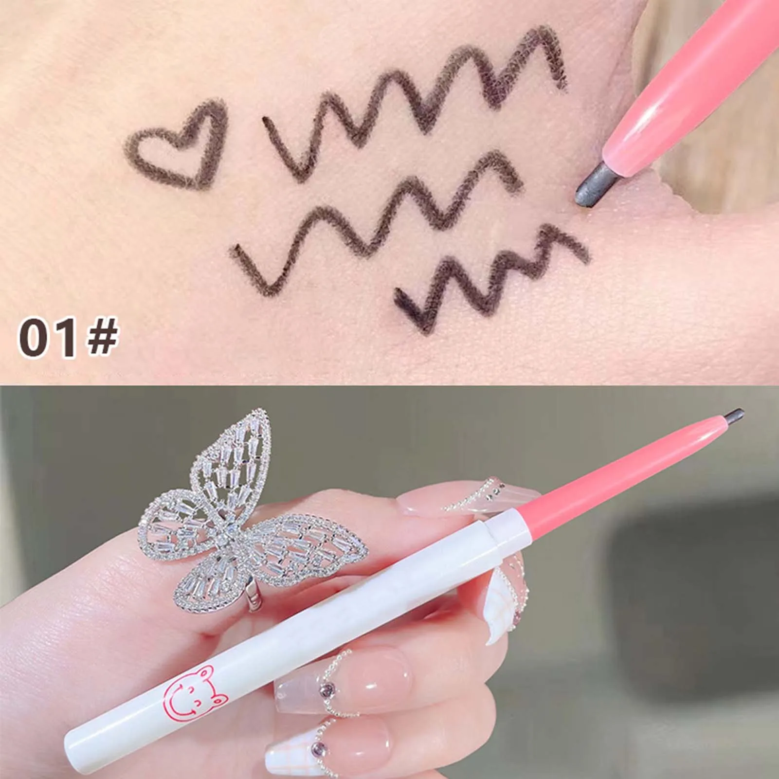 

Universal Eyeliner Pencil Waterproof Quick Dry Eyeliner For Women Girls