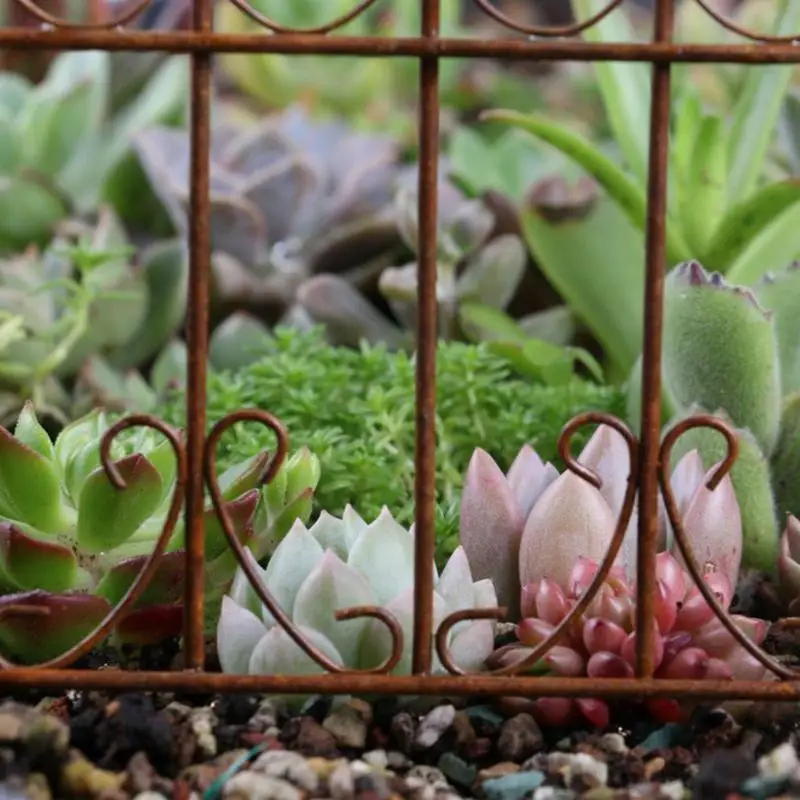 Миниатюрный забор для поделок сказочный садовый газонный барьер украшение