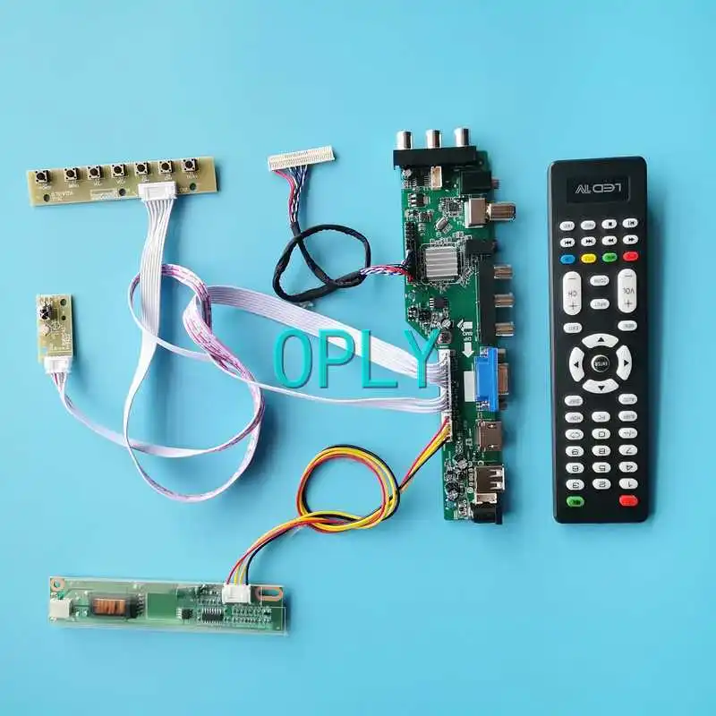 

Плата цифрового драйвера DVB 3663 подходит для N141X7 N141XA N141XB N141XC 14,1 "комплект 30Pin LVDS USB VGA AV RF HDMI-Совместимость 1024*768 1-CCFL