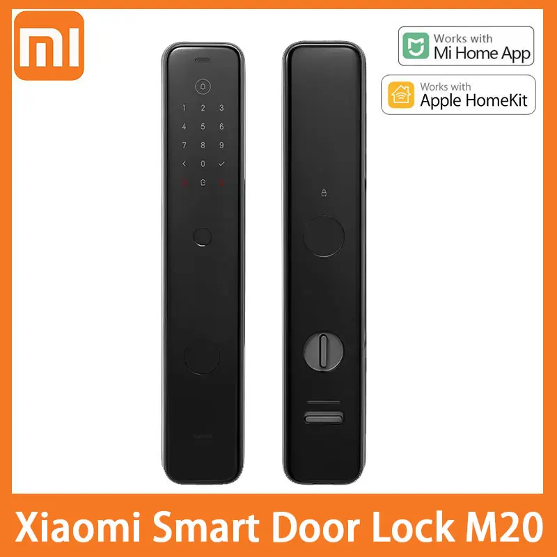 

Xiaomi Smart Door Lock M20 Automatic Electronic Push-pull Lock Fingerprint Bluetooth NFC Homekit Unlock Work with MiHome Homekit