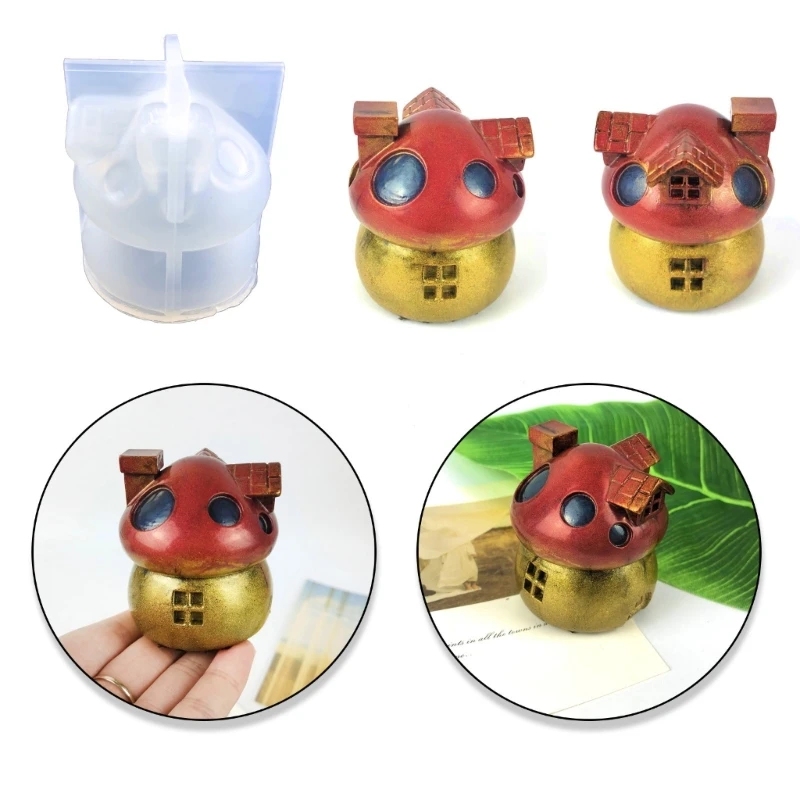 

Baking Decoration 3D Mushroom House Silicone Mold Beginners Starter Accessory