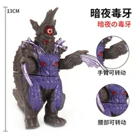 13cm small soft rubber monster night fang original action figures model furnishing articles childrens assembly puppets toys