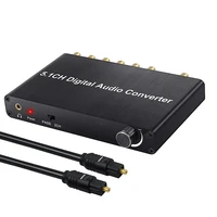 5 1ch digital audio converter dts ac3 dolby decoding spdif coaxial to rca