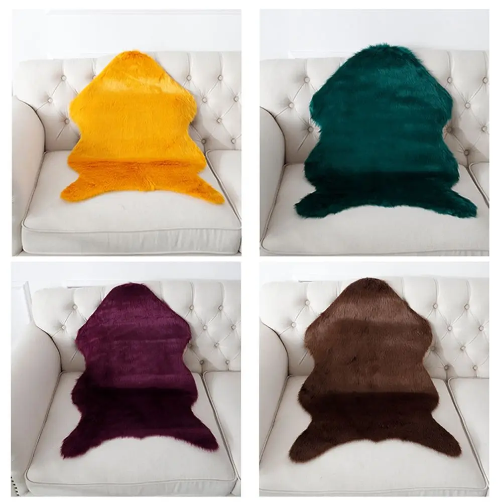 Ковер плюшевый из мягкой овечьей шерсти 40 х60 см