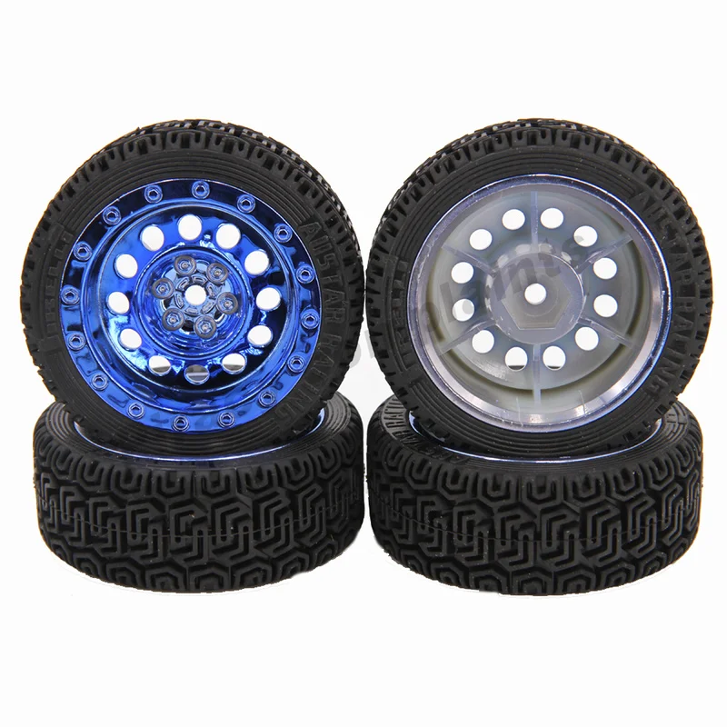 

4pcs 1/10 RC Car Tires On-road 1.9 inch 64*26mm Medium Grain Rubber Tension Tyre Tire for Wheels Traxxas Tamiya HPI Kyosho HSP