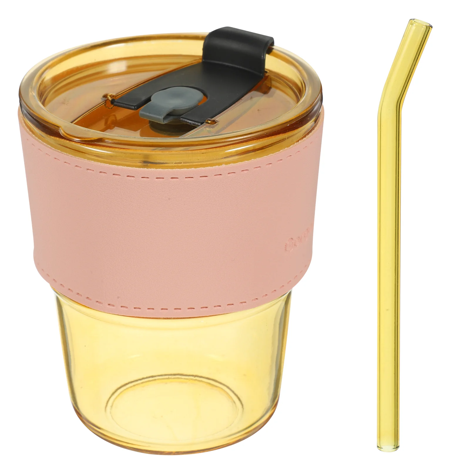 

Sippy Cup Straw Empty Juice Bottles Large Capacity Glass Coffee Insulated Tumblers Mug Office Water