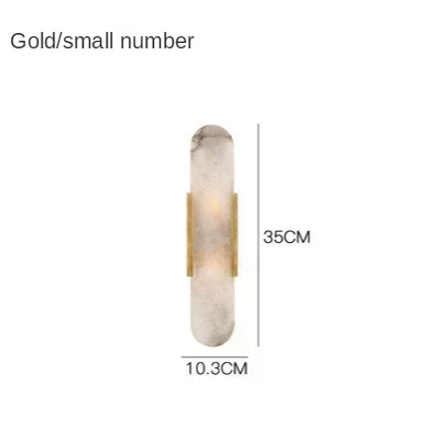 

Настенный светильник TAONUANSHU GWGW золотистый/черный из железа и мрамора