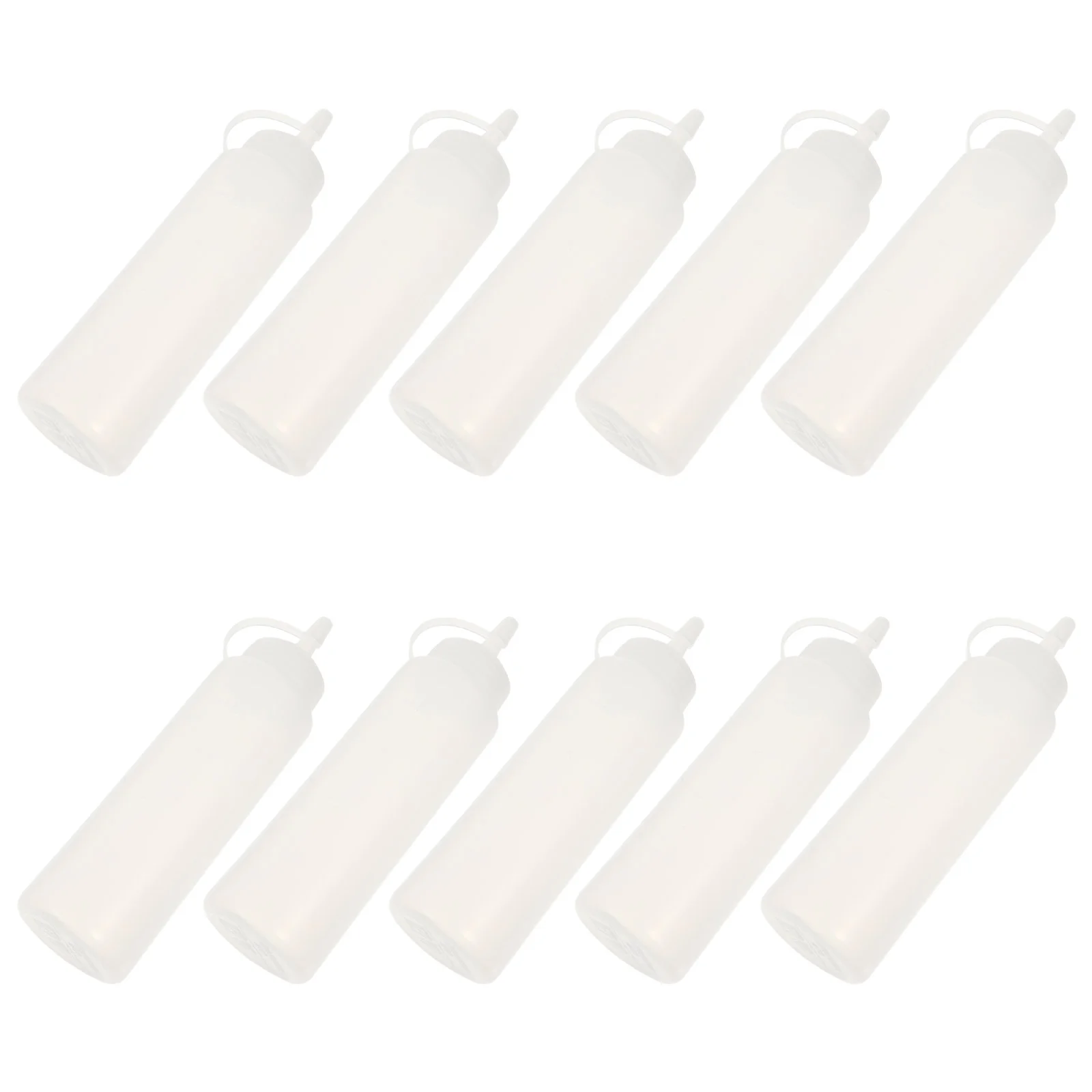 

10Pcs Ketchup Bottle Condiment Bottle Sauce Bottle Bottle for Sauce Canteen Home