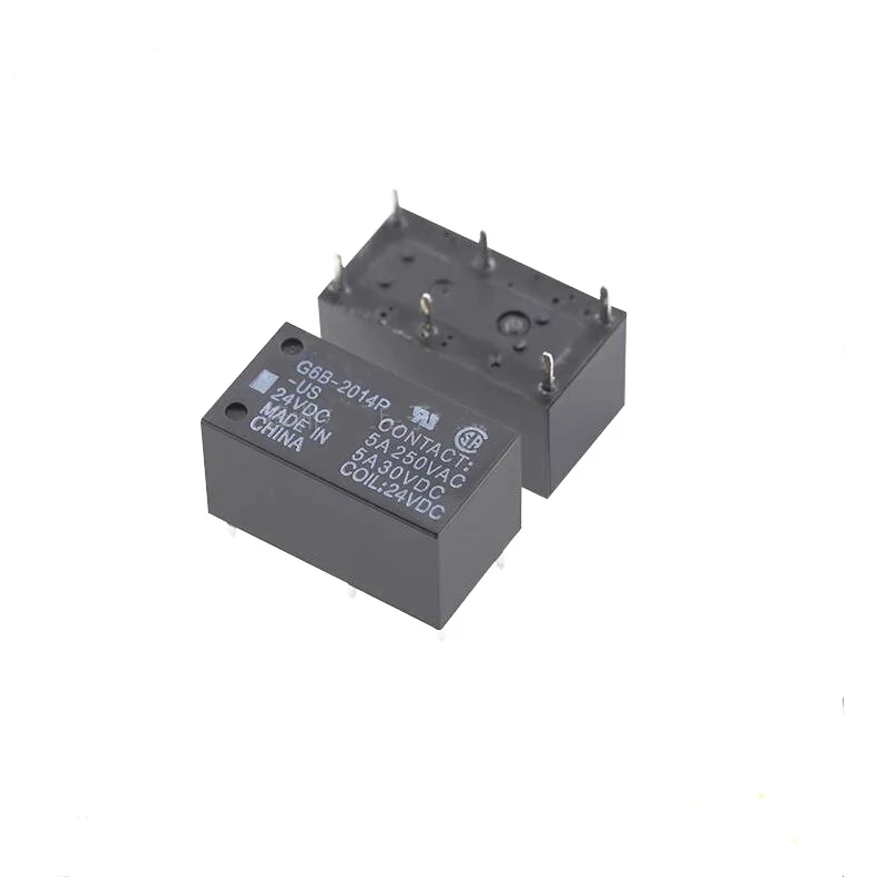 Горячая новинка, бриллиантовое G6B2014PUS 24VDC DC24V 24V 5A реле 6-контактное