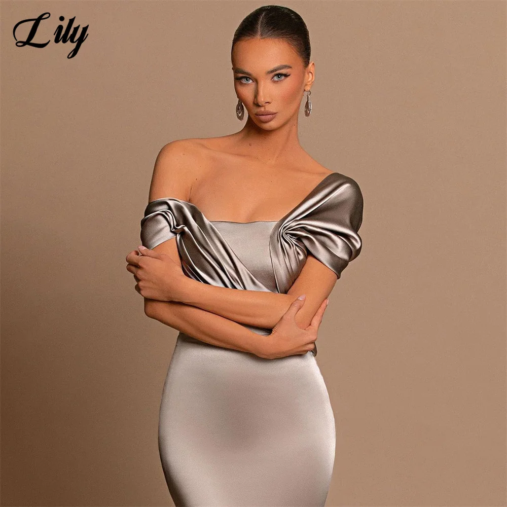 Вечерние платья с открытыми плечами Lily 2023 сексуальное Пятнистое платье русалки