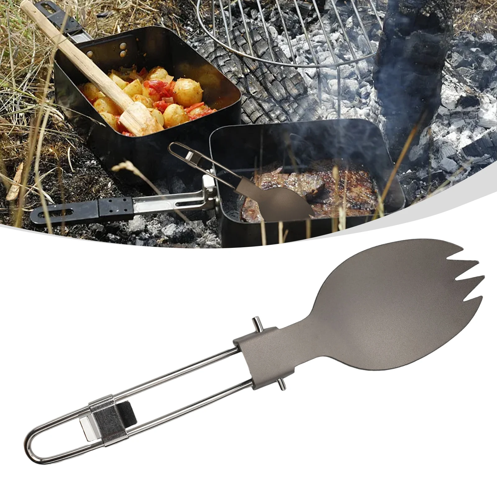 20 складная ложка вилка уличная посуда столовая для путешествий походов пикника