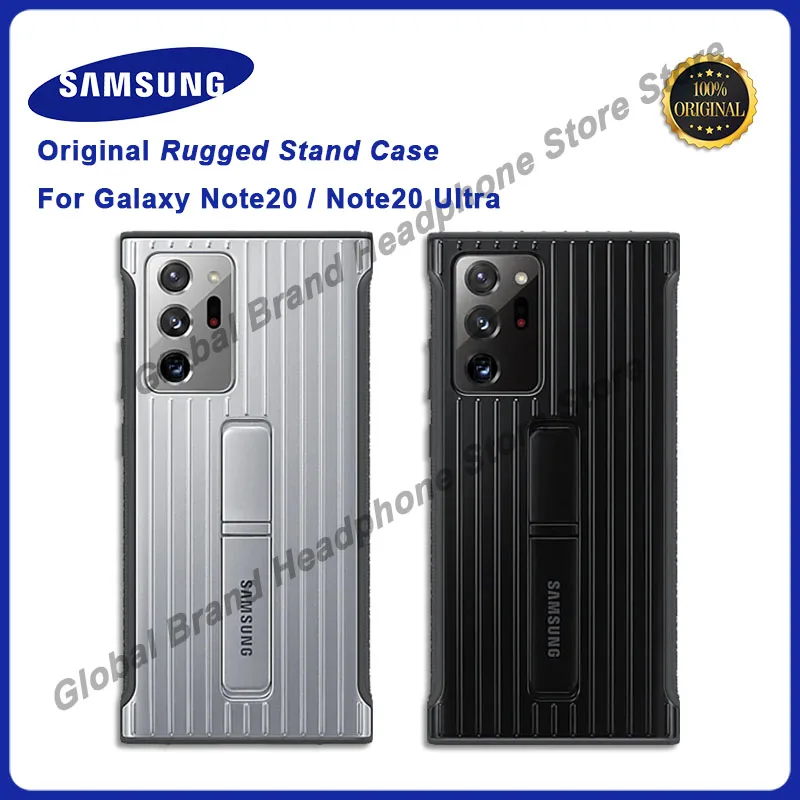 

Original Samsung Galaxy Note 20 Ultra 5G Rugged Protective Cover Shockproof With Holder Standing Case For Note 20 EF-RN985