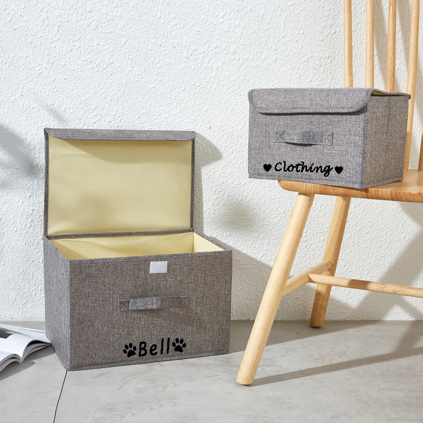 Корзина для хранения собак персонализированная складная коробка игрушек