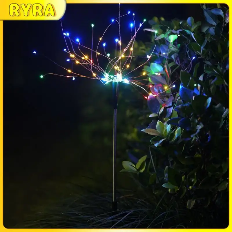 

Decorative Light Wedding Decoration Waterproof Fireworks Lights Rechargeable Lamp For Garden Festival Solar Lights Outdoor