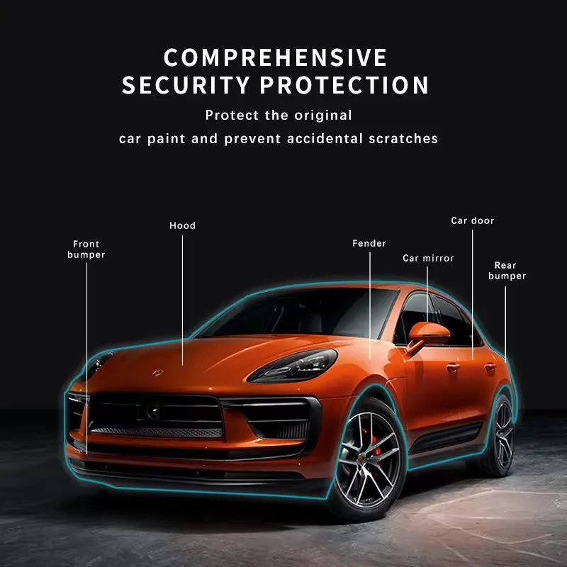 Прозрачная автомобильная защитная пленка с 3-слойной защитной пленкой для