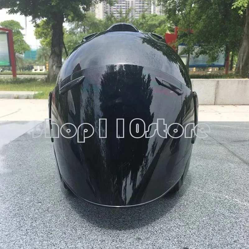 Шлем для мотоциклистов SZ RAM 3 3/4 шлем гоночных гонок черного цвета