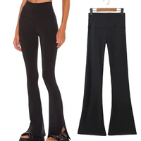 elmsk england style fashion vintage skinny stretch black harem flare pants women withered legging pants women trousers women