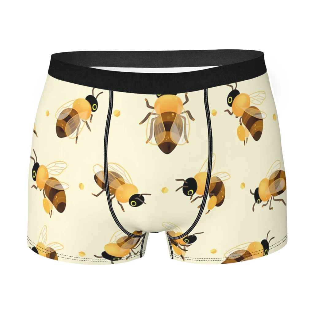 

Трусы-боксеры Honey Bees мужские, нижнее белье с принтом, шорты с животными