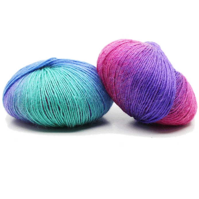 

2pcs X 50g Yarn for Crochet Lana Cashmere Knitting Yarn Baby Welna Mieszaanki Wool Yarn
