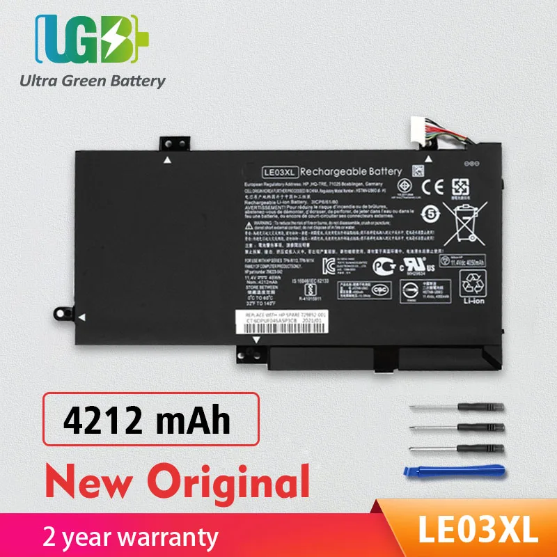 

UGB New Original LE03 LE03XL Battery For ENVY X360 M6-W102DX W102DX 796356-005 HSTNN-YB5Q HSTNN-UB60 HSTNN-UB6O HSTNN-YB5Q /PB6M