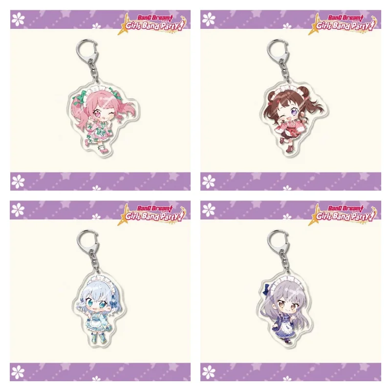 Горячее аниме BanG Dream! Фигурки Toyama Kasumi Hanazono Tae акриловые брелки для косплея