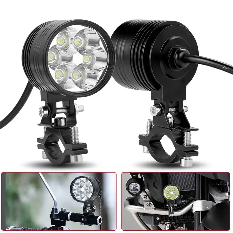 

Motorcycle Headlights Headlamp Spotlight Fog Head Light Motorcycles scooters Motorbike Working Spot Light Assemblie Driving Lamp