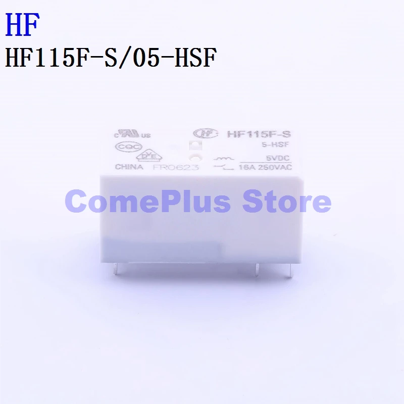 

5 шт. HF115F-S/05-HSF 5V 12V 24V HF реле мощности