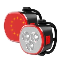 bicycle front light tail lights rechargeable rear lamp mtb headlight flashlight torch bicycle lantern cycling bike accessories