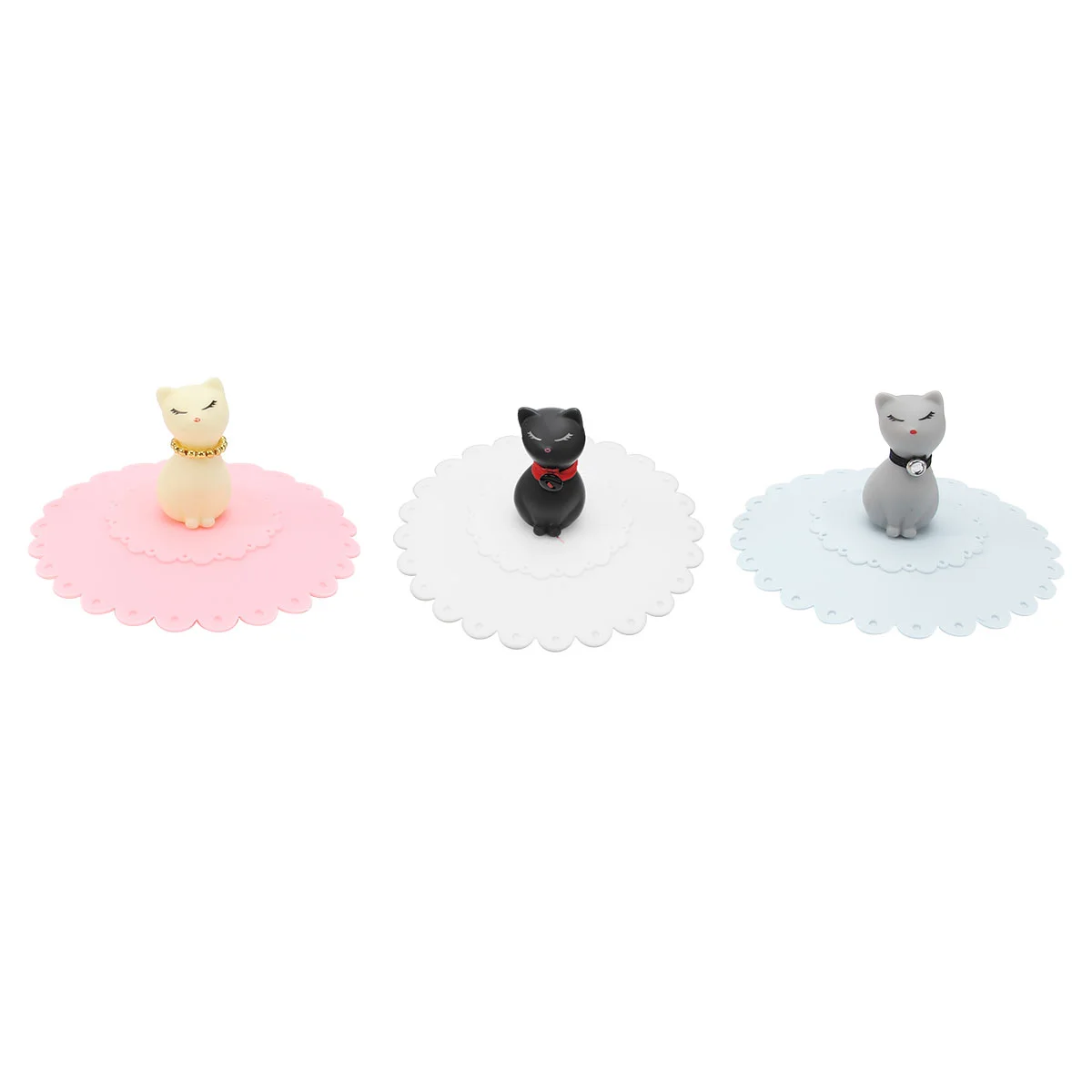 

Cup Mug Lid Cover Silicone Lids Covers Drink Airtight Hotcoffee Cat Seal Tea Anti Forcoldanimalscartoon Decorative Tumbler
