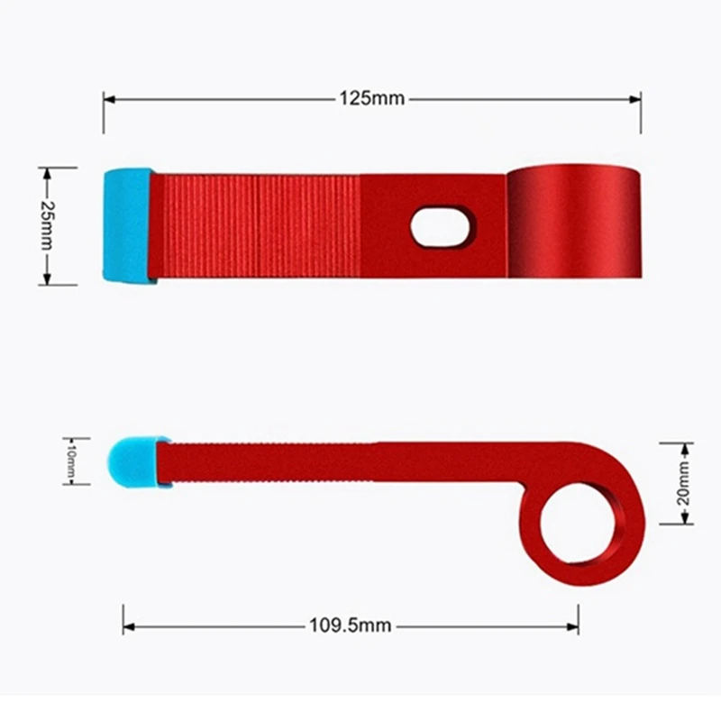 Т-образный деревянный зажим из алюминиевого сплава красный желоб трек