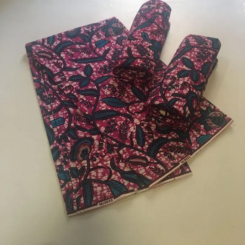 

Ankara Wax Prints Fabric 100% Cotton Nigerian Style patchwork Sew Guaranteed Veritable African Real Wax Fabric For Dresses Pagne
