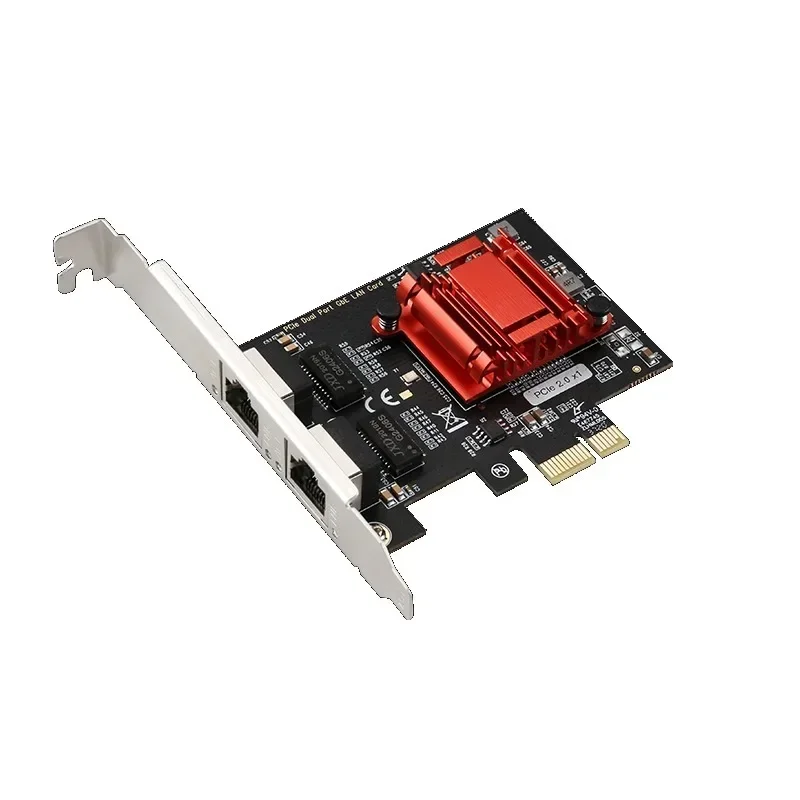 Двухпортовая PCIe Gigabit сетевая карта 1000M PCI Express Ethernet адаптер с 82576 двумя портами LAN NIC