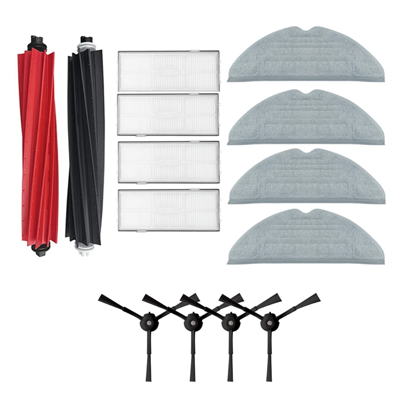 

1Set Replacement Parts For Stone Sweeping Machine Roborock S8/S8 + S8 Pro G20 Main Brush Side Brush Filter Cloth