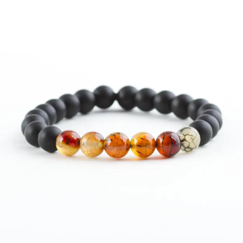 

Agate-matte Onix natural stone bracelet